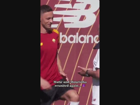 Conversa entre Nemanja Matic e José Mourinho